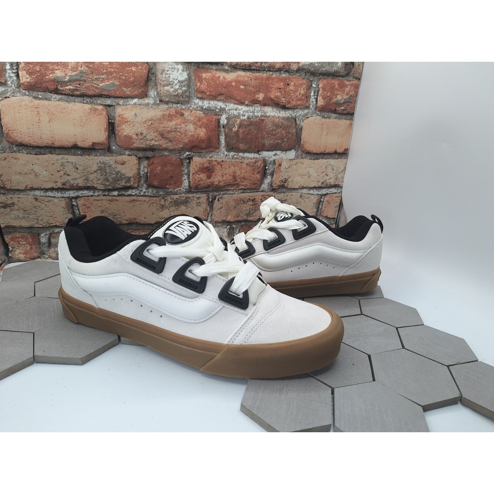 Vans Knu Skool DR Marshmallow Classic Gum Y2K Chunky Skate Shoes Men Sz 11.5